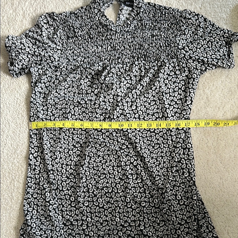 Spirit Black and white printed dress - Picture 7 of 9